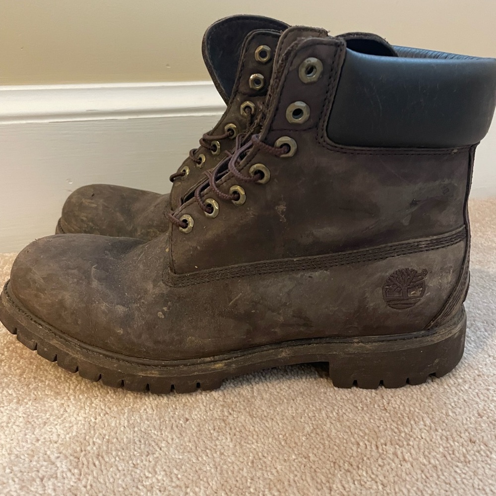 Brown Timberlands - image 1